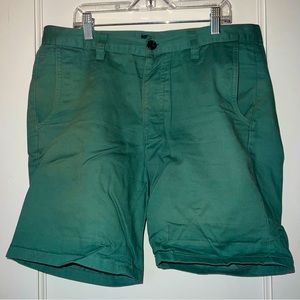 Topman Green Shorts